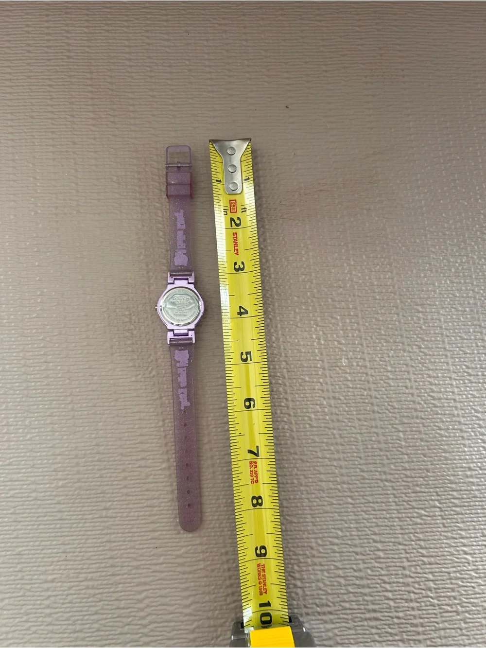 Sanrio Purple Glitter Kids Watch with Character Strap